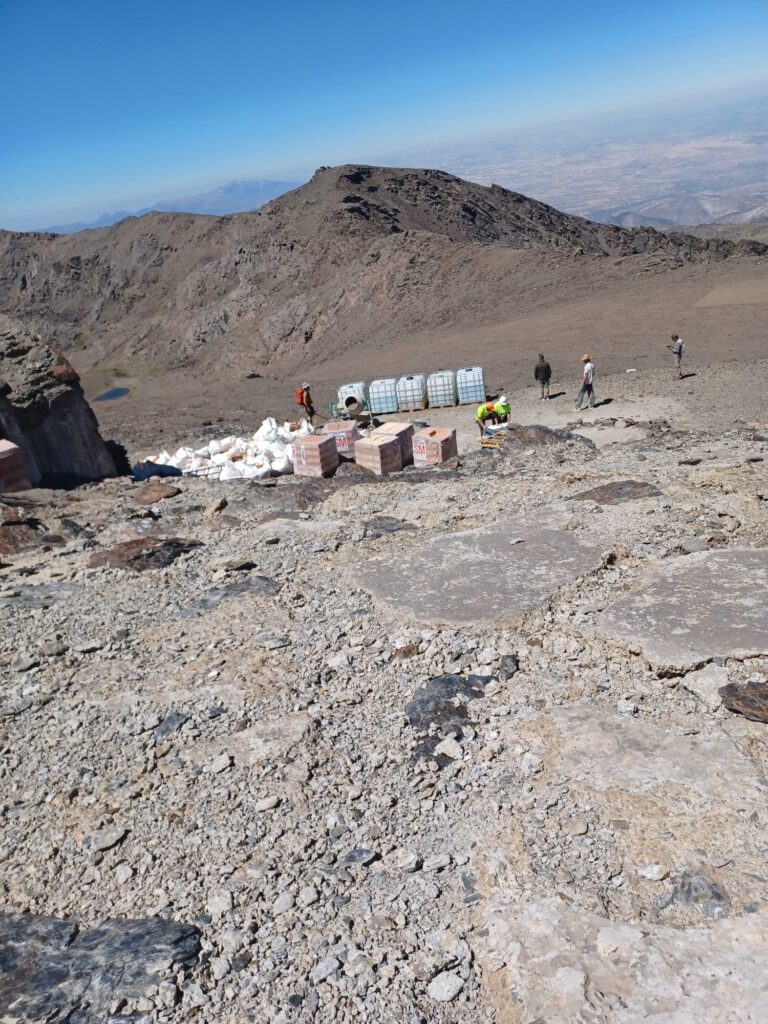 Obras en el Refugio Elorrieta